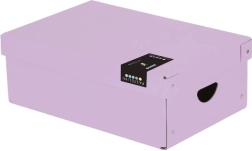 Caja de laminado con tapa PASTELINI pequeña violeta 355 × 240 × 95 mm