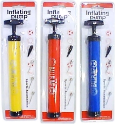 Bomba manual para pelotas con agujas