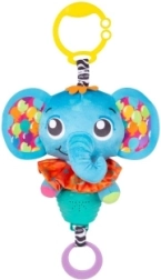 Juguete musical colgante elefantito con clip PLAYGRO