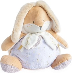 Doudou conejito blanco con compartimento para pijama 38 cm