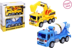 Vehículos de construcción y señales de tráfico 23 cm