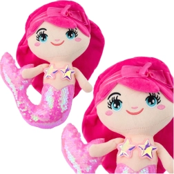 Sirena de Peluche con Cola Brillante 28 cm