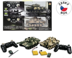 Tanque teledirigido MaDe 2 uds con orugas móviles