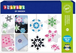 Cuentas termoadhesivas para planchar, copos de nieve 3D, 4000 uds PLAYBOX