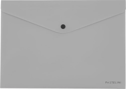 Carpeta con broche A4 Pastelini gris