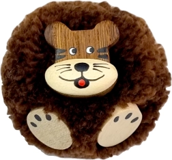 2Kids Toys Imán de madera Tigre con pompón