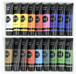 Pinturas acrílicas Profi - 18 colores