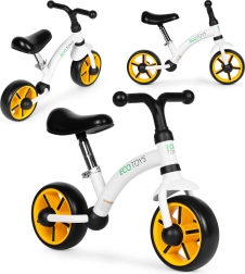 Bicicleta de equilibrio para niños con ruedas EVA y sillín ajustable ECOTOYS, negra