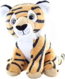 Tigre blanco de peluche 18 cm