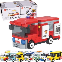 Juego de construcción vehículos urbanos CITY VEHICLE – modelos para pequeños y grandes constructores