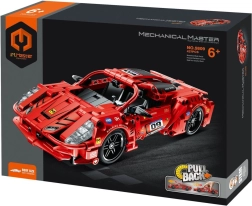 Kit de coche de carreras con retroceso, 437 piezas