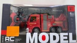 Coche de bomberos RC con luces y sonidos, 6 canales