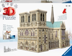 Ravensburger puzzle 3D Catedral de Notre-Dame en París, 349 piezas