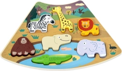 Puzle de madera Safari – encaje conectable