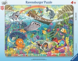 Puzzle infantil Amigos del océano 48 piezas