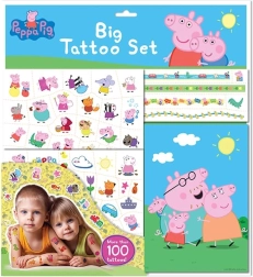Gran set de tatuajes de Peppa Pig