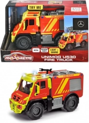 Camión de bomberos MERCEDES-BENZ UNIMOG U530 Majorette Grand Series 13 cm