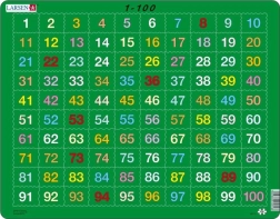 Puzzle educativo Larsen: contar hasta 100