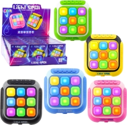Juego electrónico de luces Light Speed – consola de bolsillo con 6 modos de juego