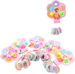 Set de accesorios para el cabello – gomas y pinzas
