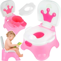 Orinal infantil interactivo con música – rosa