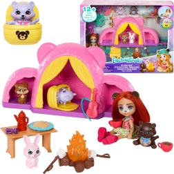Enchantimals tienda de campaña para camping con muñeca y animalitos