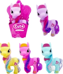 Poni de goma de 12 cm - 1 unidad
