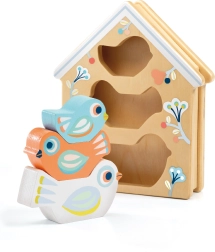 Puzzle de encaje Casita de pájaros de Djeco
