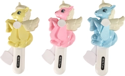 Ventilador de mano con unicornio