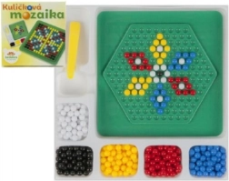 Mosaico con bolitas y pinza pequeño, 250 uds