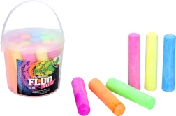 Tizas fluorescentes para aceras, 20 uds