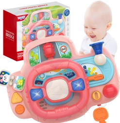 WOOPIE Volante interactivo para niños con luces y sonidos