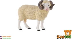 Figura de plástico de carnero doméstico de 9 cm