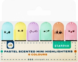 Mini rotuladores pastel perfumados STARPAK – set de 6 uds.
