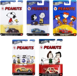 Coche metálico HOT WHEELS Silver Series 75 Years PEANUTS