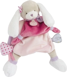 Títere de peluche Perrito rosa