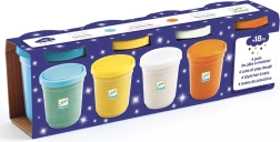 Djeco plastilina metálica de colores con reflejos