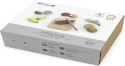 Frutas de madera para cortar para niños