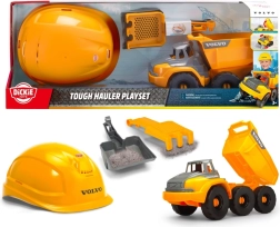 Set de construcción: camión volquete Volvo con casco