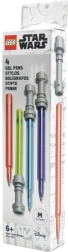 Bolígrafos de gel Lego Star Wars sable de luz – set de 4 uds.