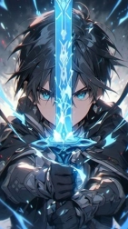 Pintura de diamantes Kirito 30x40 cm