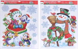 Decoración de ventana Navidad 41 × 29 cm