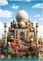 Puzzle Taj Mahal de 1500 piezas de Anatolian