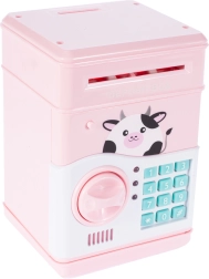 Hucha caja fuerte con vaquita
