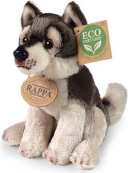Lobo de peluche sentado 15 cm eco friendly