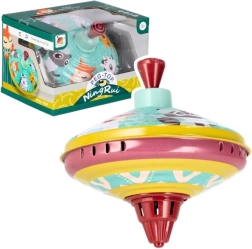 Peonza metálica con bomba