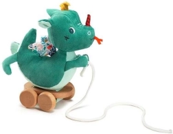 Juguete de arrastre con ruedas Dragón Joe