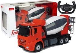 Coche teledirigido Mercedes-Benz Arocs Rastar 1:14 rojo