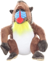 Mandril de peluche 17 cm