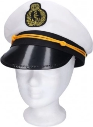 Gorra de capitán de barco para carnaval